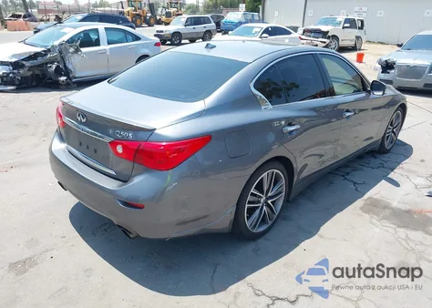 2016 Infiniti Q50 3.0T Sport from USA, damaged, VIN JN1EV7AP7GM306419